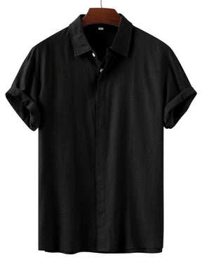 Camisa Masculina De linho Casual Ideal Para Verão