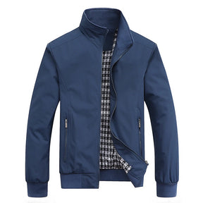 Jaqueta Masculina de Inverno Azul