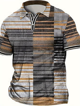 Camisa Masculina Gola Polo Com Misturas De Cores