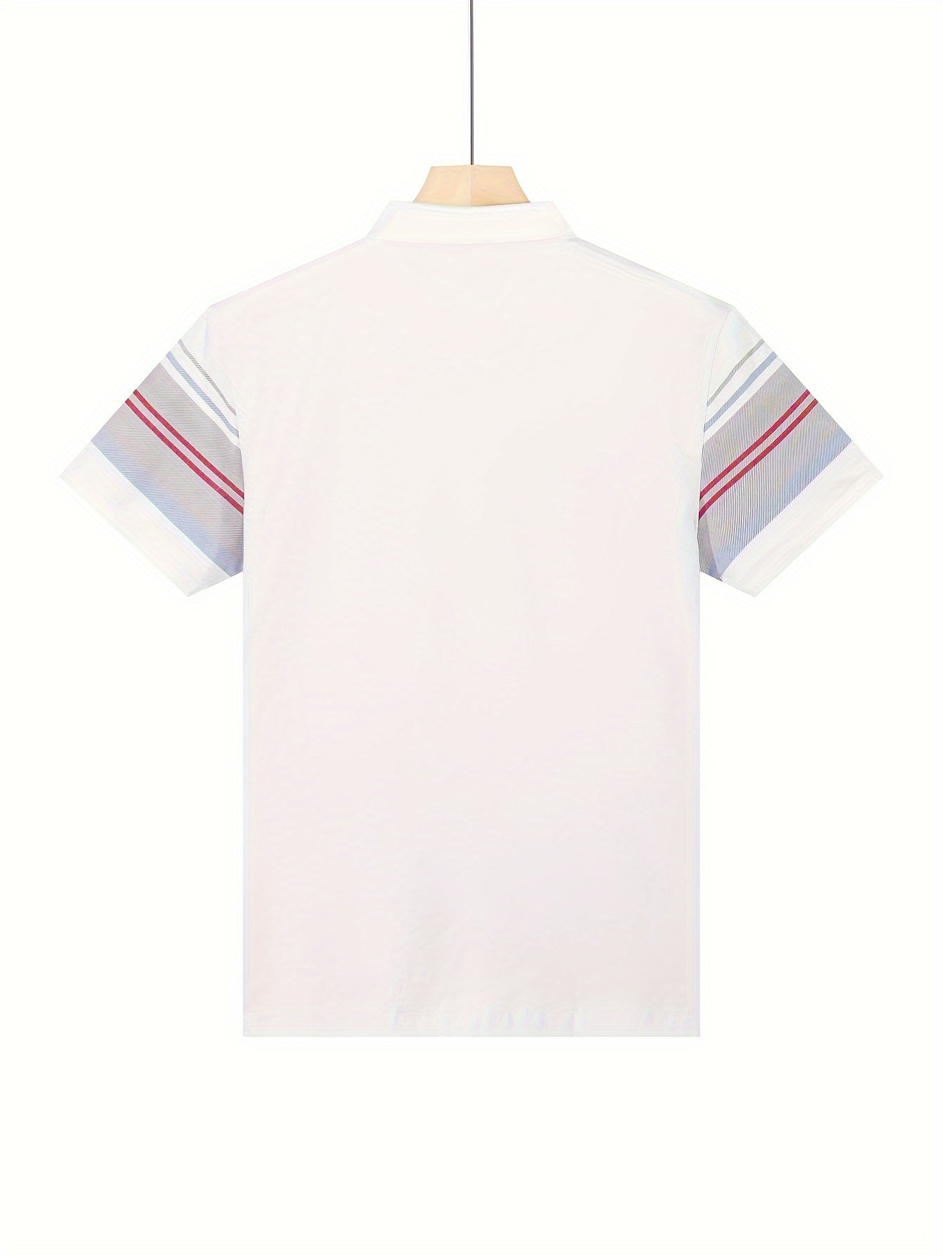 Camisa Masculina Casual De Gola Polo Algodão Listras