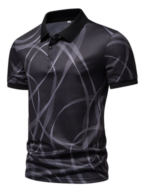 Camisa Masculina Casual Gola Polo Estampa  Diferente Estilosa