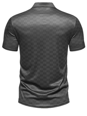 Camisa Masculina Gola Polo Manga Curta  Tecido Respirável