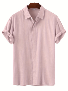 Camisa Masculina De linho Casual Ideal Para Verão