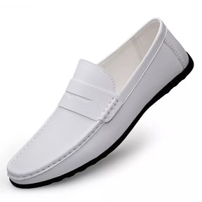 Sapato Mocassim Masculino Branco Modelo Elegance