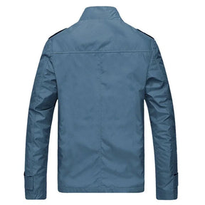 Jaqueta Bomber Casual de Luxo Masculina para Inverno