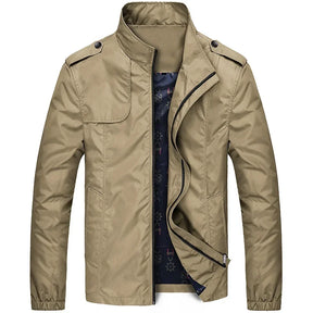 Jaqueta Bomber Casual de Luxo Masculina para Inverno