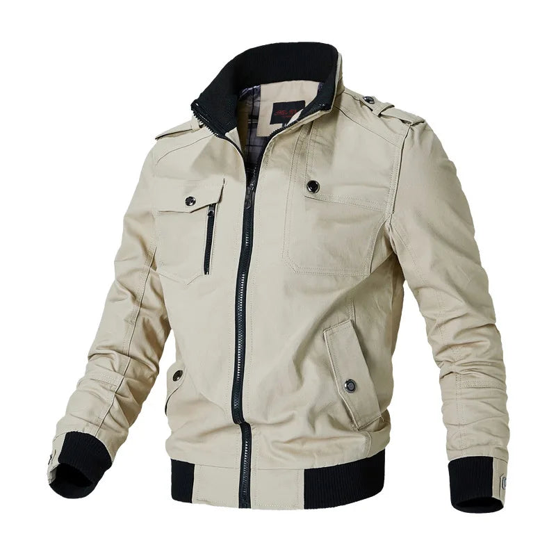 Jaqueta Bomber Casual Masculina de Inverno Refine