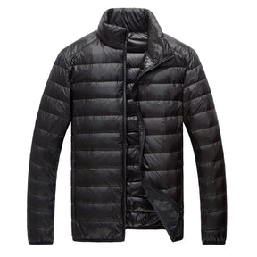 Jaqueta Puffer Masculina Gola Alta para Inverno Terrazo