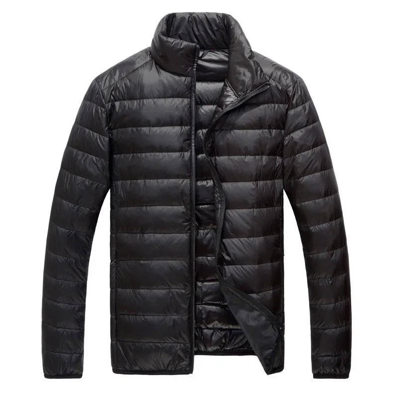 Jaqueta Puffer Masculina Gola Alta para Inverno Terrazo