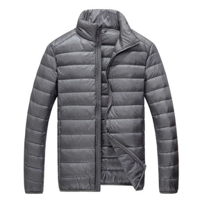 Jaqueta Puffer Masculina Gola Alta para Inverno Terrazo