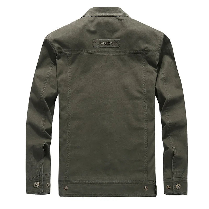 Jaqueta Militar Masculina de Algodão para Inverno Terrazo