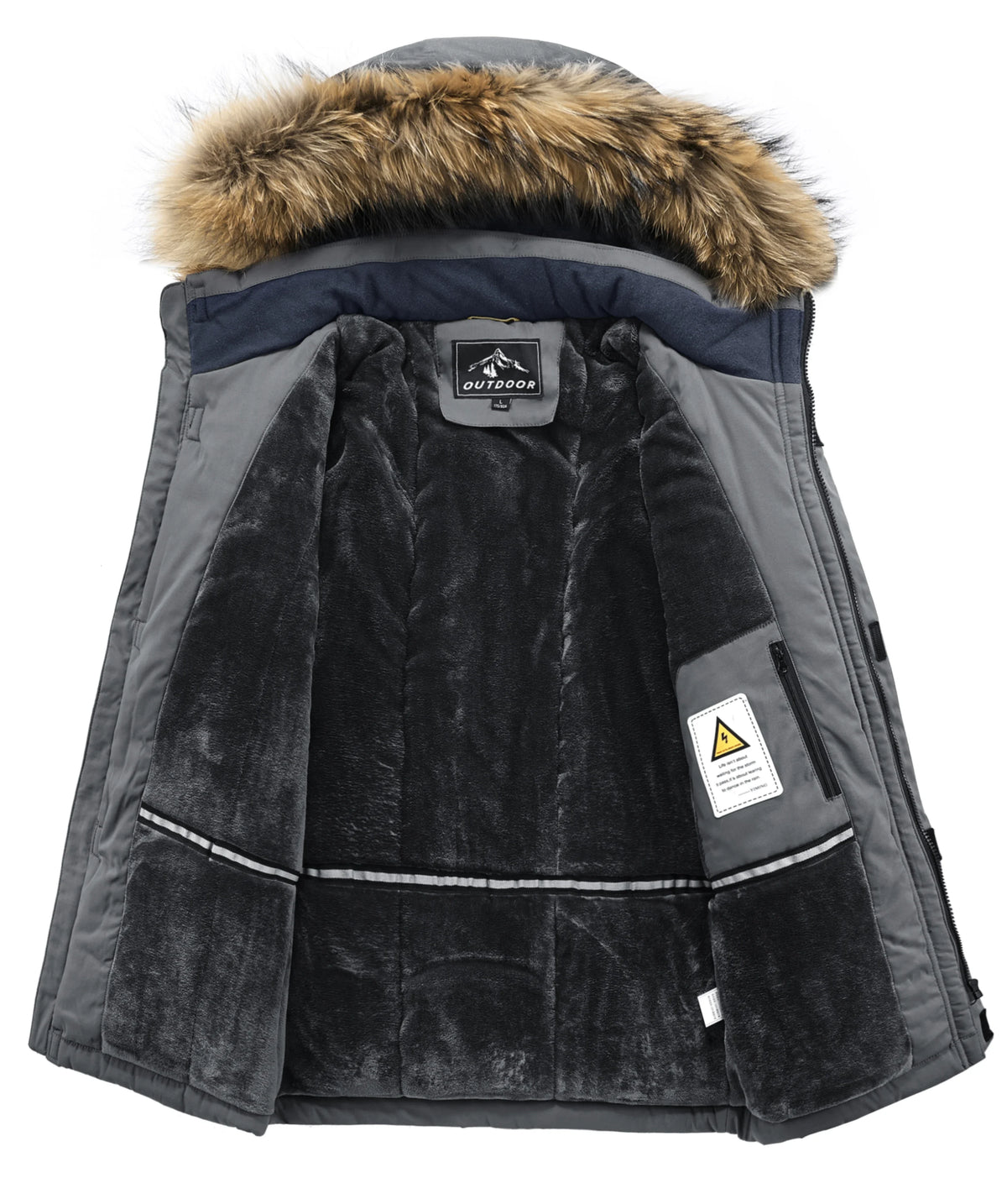 Jaqueta Puffer Masculina de Inverno Terrazo