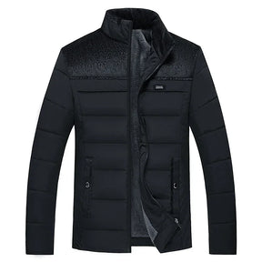 Jaqueta Parker Masculina Peluciada de Inverno Terrazo