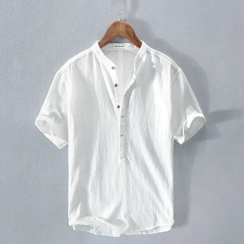 Camisa Masculina Casual Duas Cores Degradê