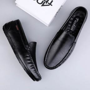 Sapato Mocassim Masculino Preto Modelo Leon