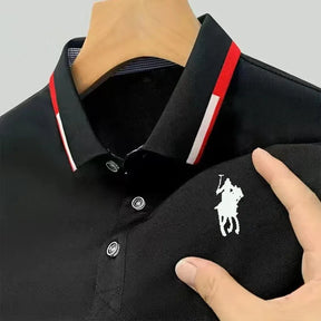 Camisa Masculina Polo Casual Simples Manga Curta