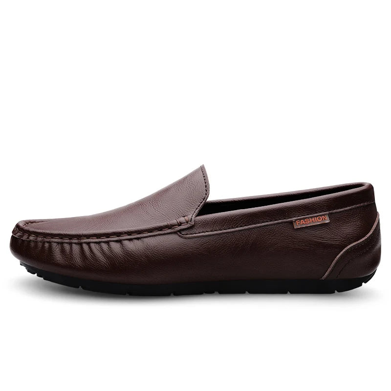 Sapato Mocassim Masculino Marrom Modelo Leon