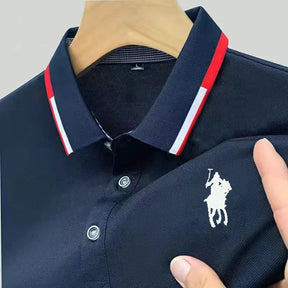 Camisa Masculina Polo Casual Simples Manga Curta