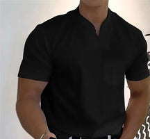 Camisa Masculina Polo Casual Gola Em Decote