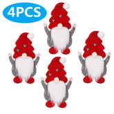 Porta Talheres De Papai Noel Para Decoração De Mesa De Natal  4Pcs