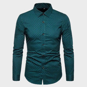 Camisa Masculina casual Social Com Estampas  Manga Comprida