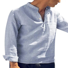 Camisa Masculina Casual  Tecido Super Fresco Com Botões