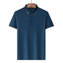 Camisa Masculina Casual Polo  Simples Tecido Confortável Detalhe Estampado Na Gola