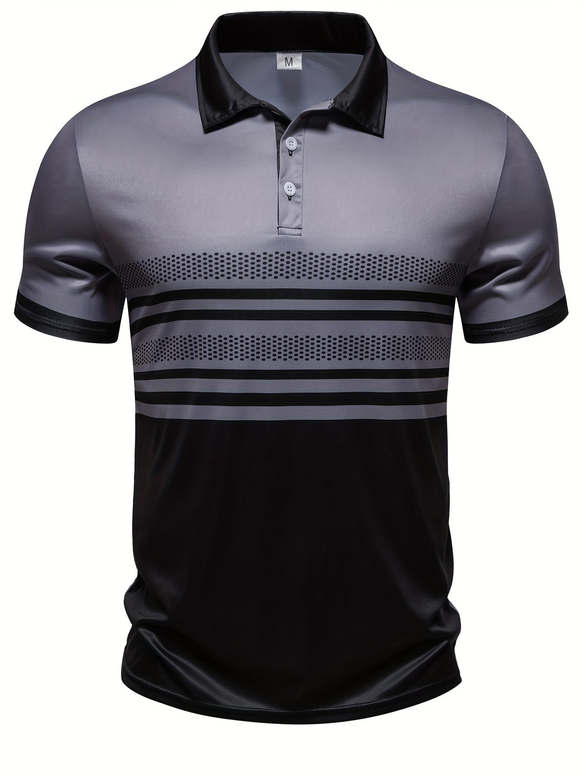 Camisa Masculina casual Polo Estampa Listrada Esportiva