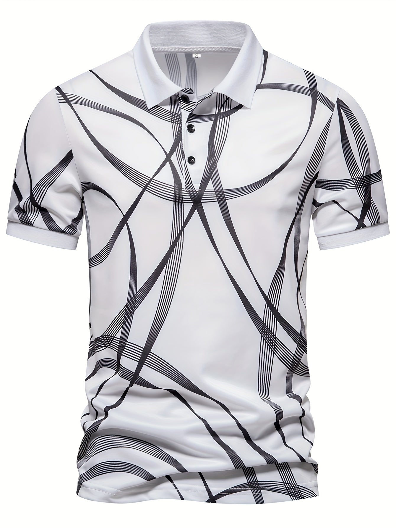 Camisa Masculina Casual Gola Polo Estampa  Diferente Estilosa