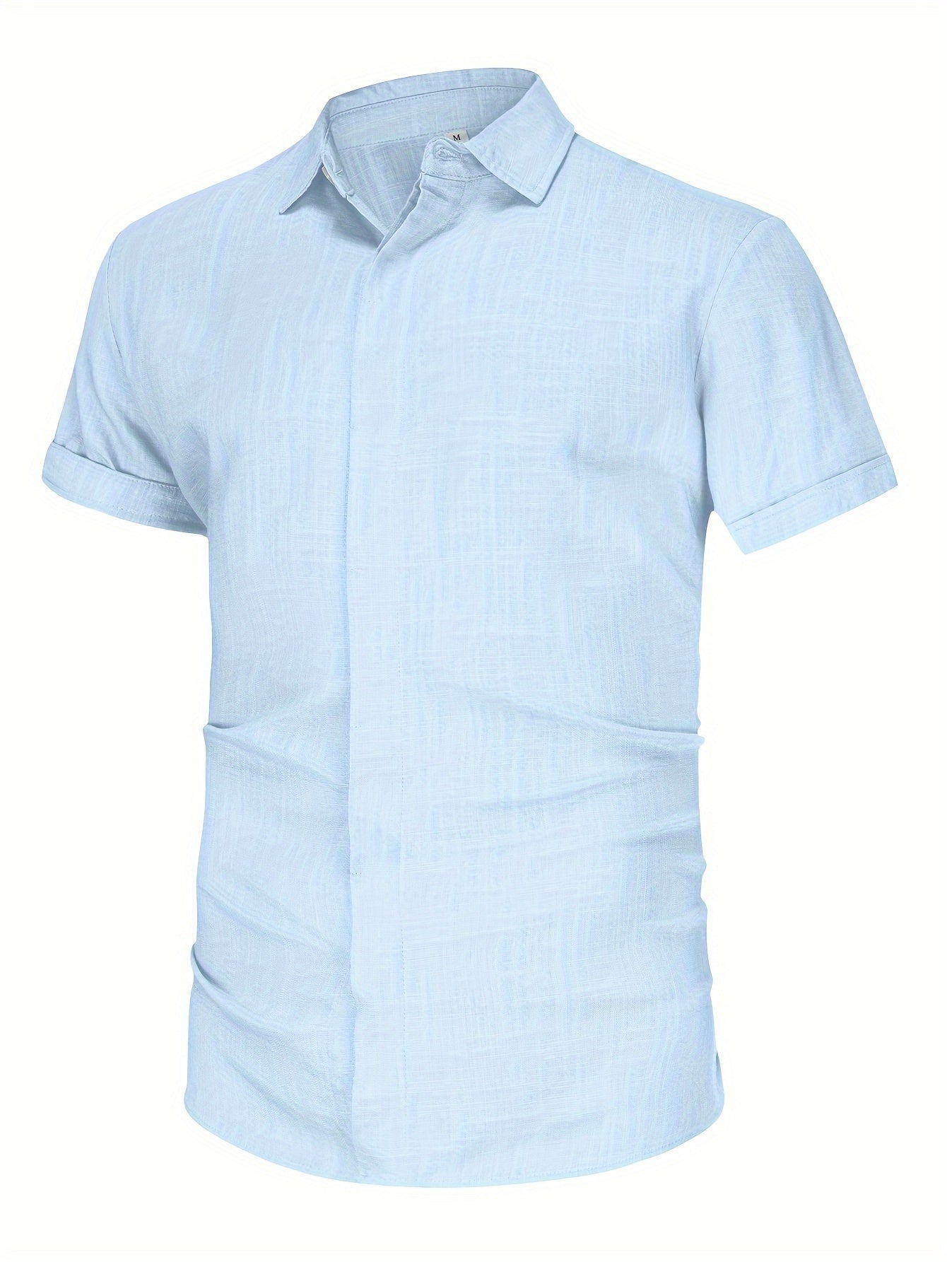 Camisa Masculina De linho Casual Ideal Para Verão