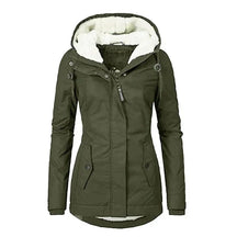 Jaqueta Parka Feminina Forrada com Lã para Inverno Glacier  - Promoção de Inverno Loja Terrazo-Esquenta Black Friday