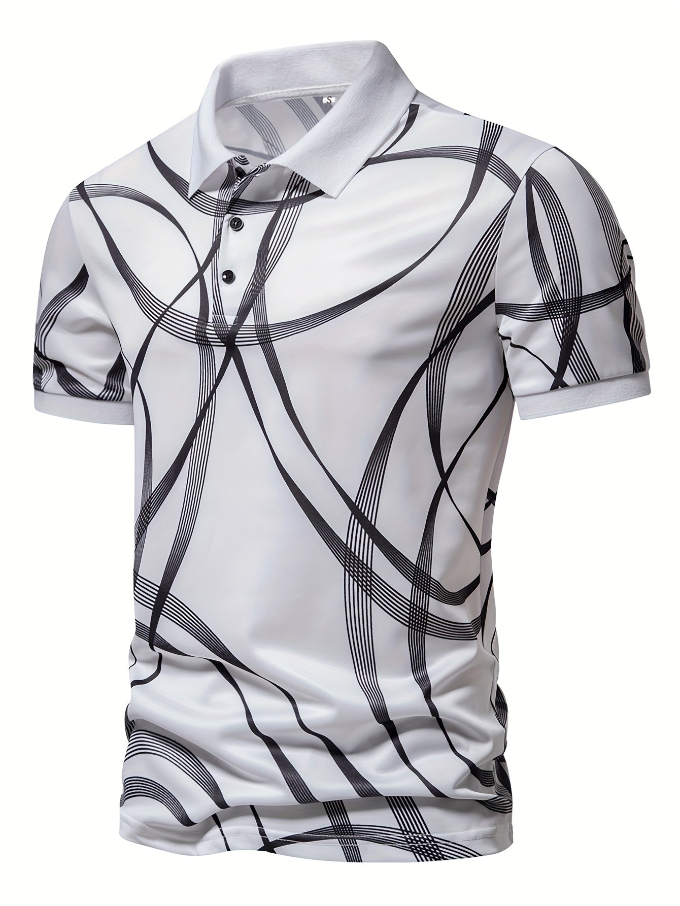 Camisa Masculina Casual Gola Polo Estampa  Diferente Estilosa