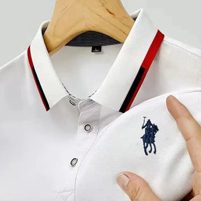 Camisa Masculina Polo Casual Simples Manga Curta