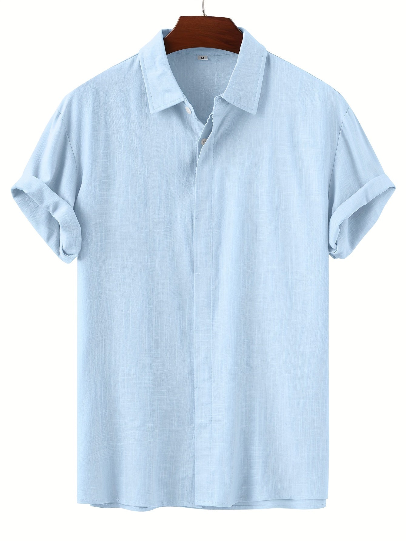 Camisa Masculina De linho Casual Ideal Para Verão