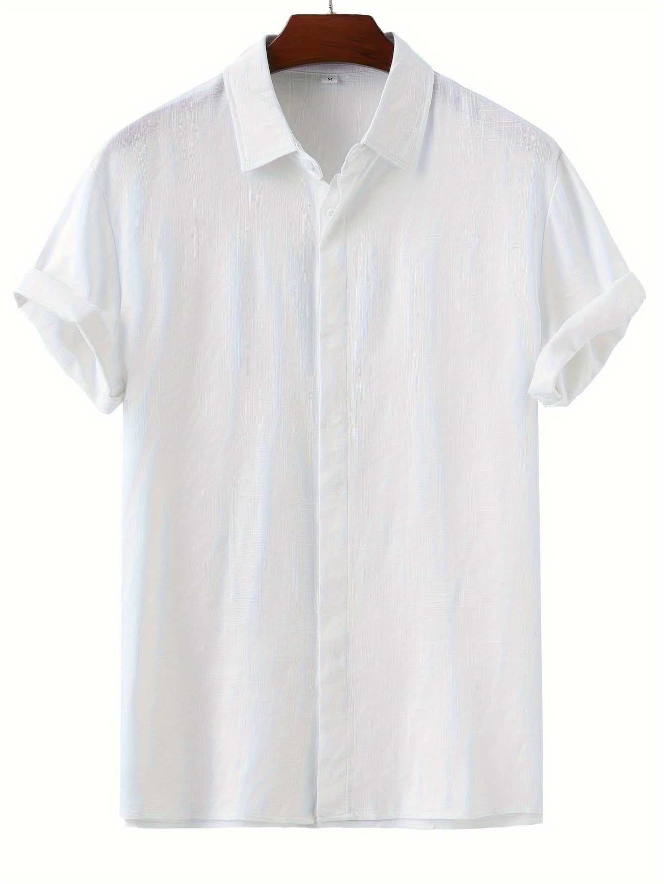 Camisa Masculina De linho Casual Ideal Para Verão